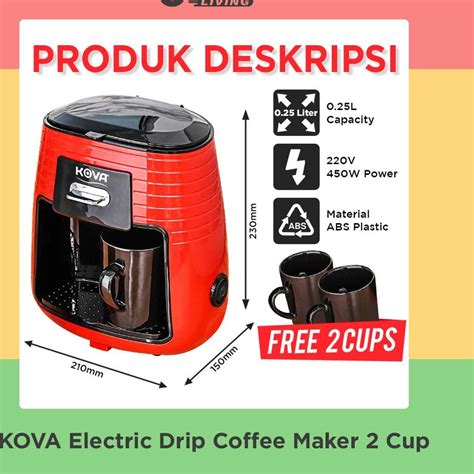 Jual Sale Goto Kova Mesin Kopi Listrik Drip Coffee Maker With Ceramic