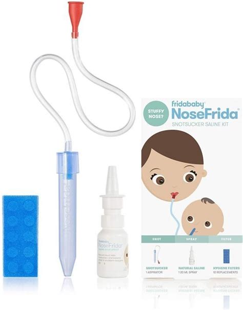 Nosefrida Snotsucker And Saline Nasal Spray Nosefrida Saline Snot Spray