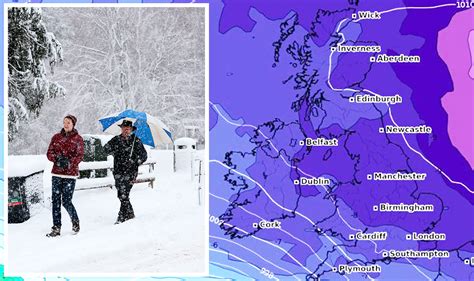 Daily Express On Twitter UK Snow Maps Show Exact Date 3ins To Be