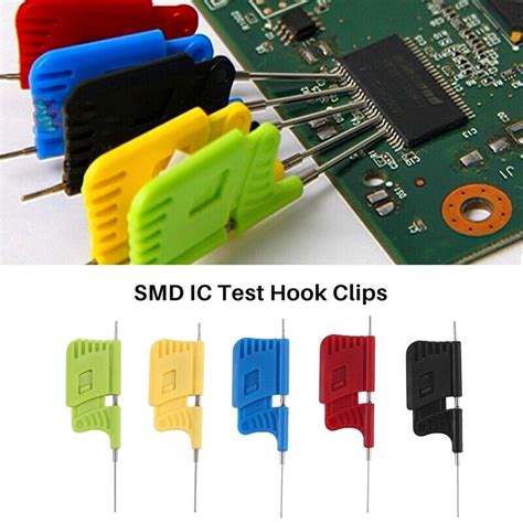 Pcs Sdk Test Clip Smd Ic Test Hook Clips For Electrical Testing