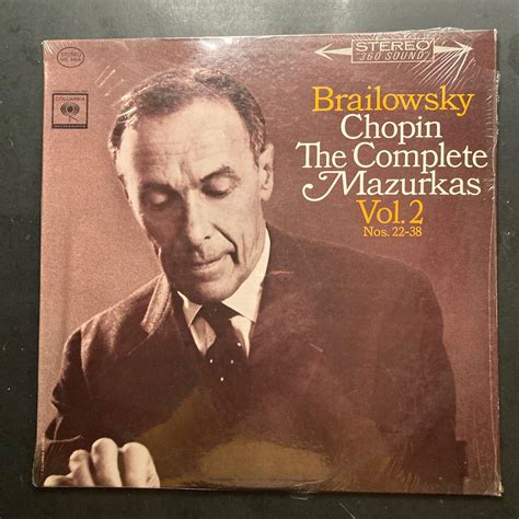 Brailowsky Chopin Complete Mazurkas Vol Ebay