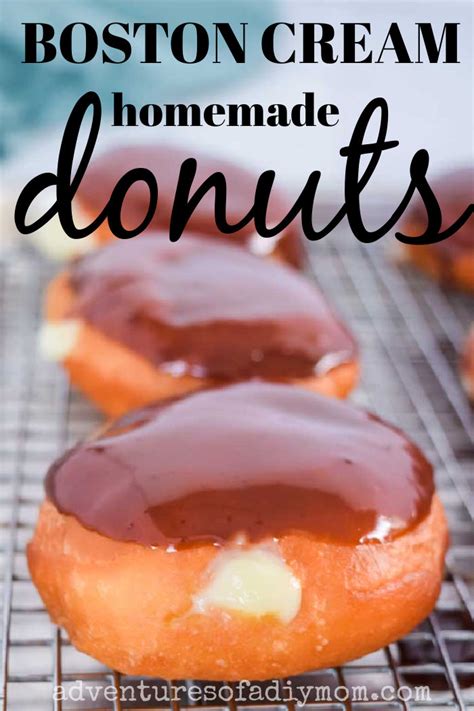 Boston Cream Donut Recipe - Adventures of a DIY Mom