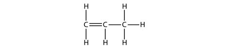 Propene Lewis Structure