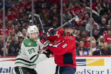 Hintz Scores Twice As The Stars Rally To Beat The Capitals 5 4 In A