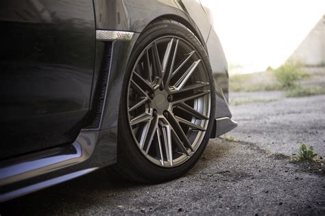 Subaru Wrx Va Grey Tsw Pescara Wheel Front