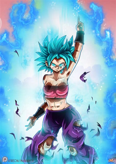 Caulifla Ssblue By Maniaxoi On Deviantart