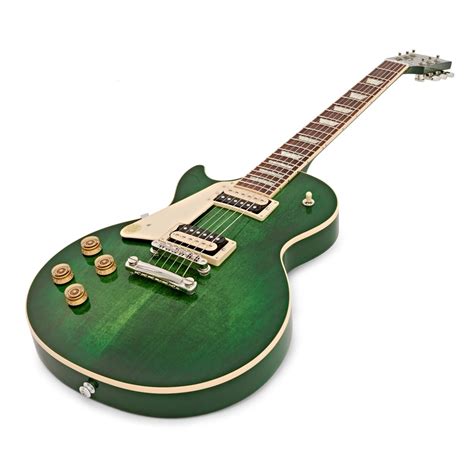 DISC Gibson Les Paul Classic T 2017 Left Handed, Green Burst at Gear4music