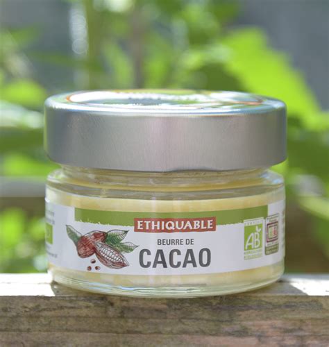 Beurre De Cacao Pure Et Naturelle Quitable Bio Ethiquable