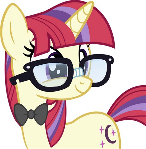 Mlp Vector Moondancer With A Bowtie By Dionys2006 On Deviantart