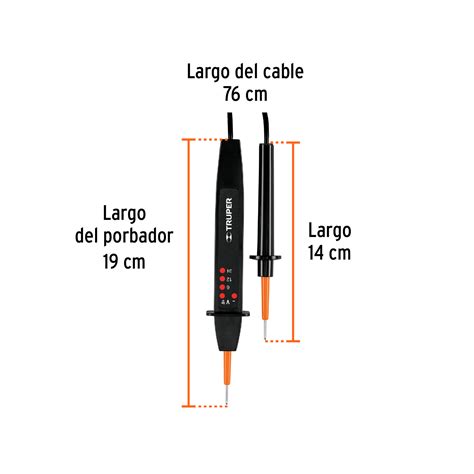 Probador De Polaridad C A C C Truper Probadores De Voltaje Y