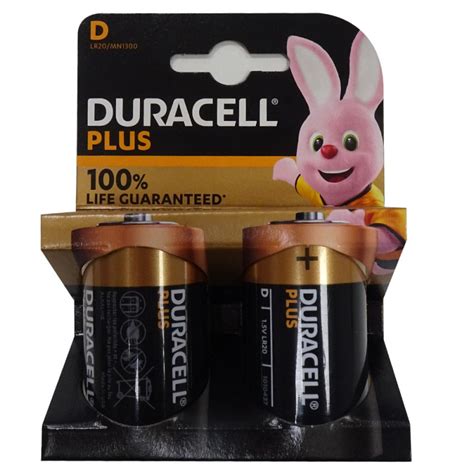 Duracell Plus Pilas Alcalina 2 U D Lr20 Tarraco Import Export