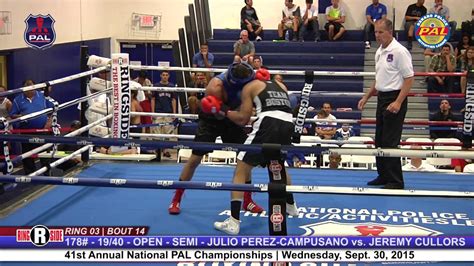 41st Nat Pal Boxing Tournament Julio Perez Campusano Vs Jeremy