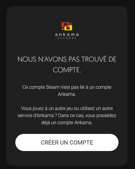 Créer un compte via Facebook Ankama