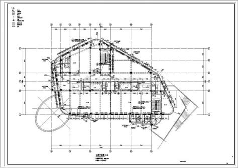 抚顺市某现代化社区2700平米3层框架结构幼儿园建筑结构设计cad图纸幼儿园土木在线