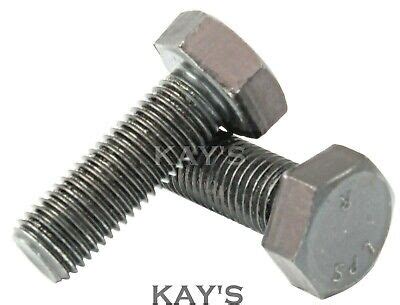 5 16 BSF SET SCREWS HIGH TENSILE BLACK HEXAGON FULLY THREADED BOLTS