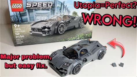 Lego Speed Champions Pagani Utopia Fix Youtube