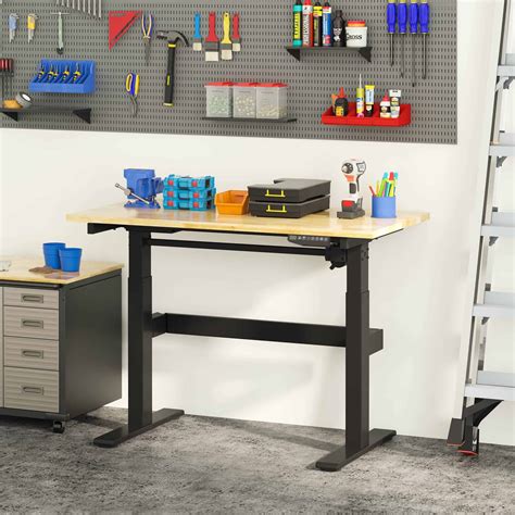 FLEXIMOUNTS Electric Height Adjustable Work Bench With Memory Keypad