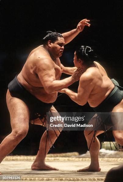 Akebono Taro , born in Hawaii as Chad Rowan, competes in the 1993 San ...