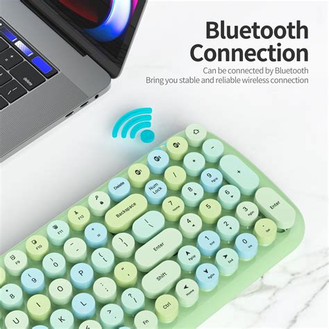 Snapklik Mosptnspg Wireless Bluetooth Typewriter Keyboard 100