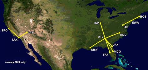 The Usas 10 Shortest Boeing 757 Flights This Month