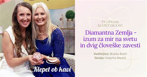 Klepet Ob Kavi Diamantna Zemlja Izum Za Mir Na Svetu In Dvig