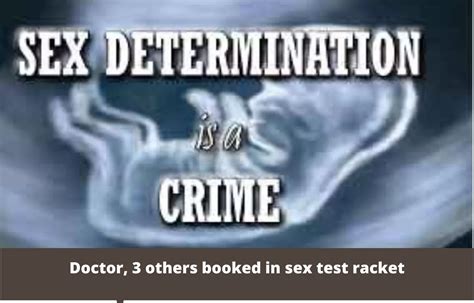 Doctor Others Booked In Sex Determination Racket