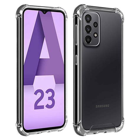 Akashi Coque TPU Angles Renforcés Samsung Galaxy A23 5G Coque et