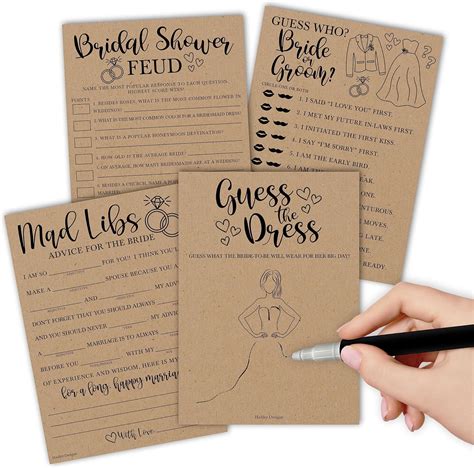 40 Rustic Funny Bridal Shower Games 20 Guests Wedding