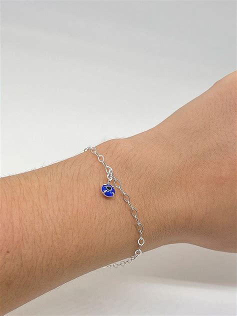 Pulseira Olho Grego Azul Escuro Pl Madagi Atacado