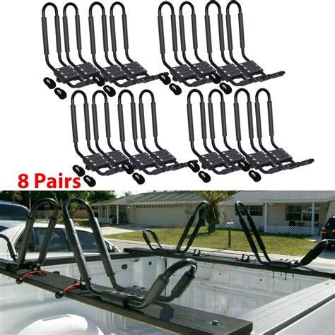 124 Canoe Boat Kayak Roof Rack For Suv Car Truck Top Mount Carrier J Cross Bar Ebay