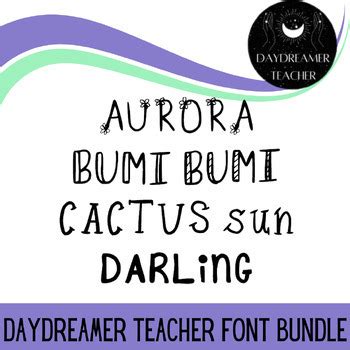 ABCD Alphabet Font Bundle 1 - DDT FONTS! by Daydreamer Teacher | TPT