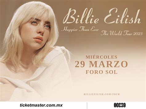 Conciertos de Billie Eilish en México fechas boletos y más