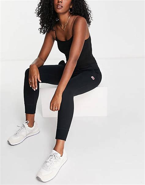 New Balance Small Logo Joggers In Black Asos