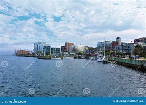 Downtown Halifax Along the Waterfront Editorial Photography - Image of boardwalk, boats: 96572802