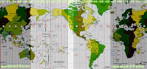 World Time Zones Utcgmt 8 Pacific Standard Time