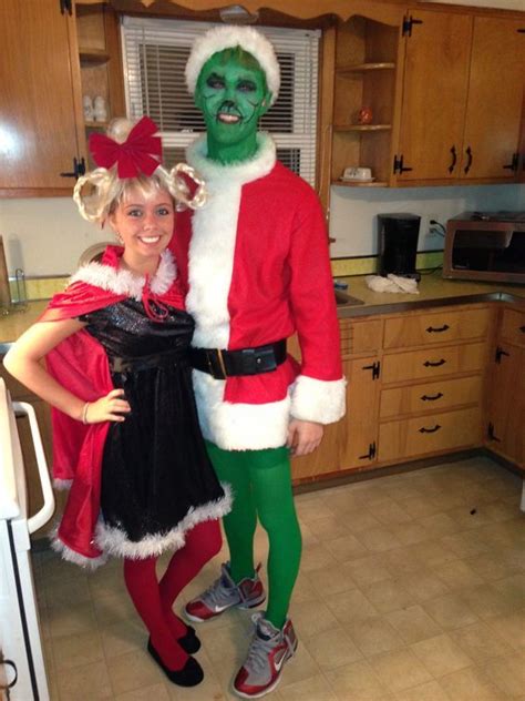 Diy Grinch Cindy Lou Halloween Santacon Costume Idea Whoville