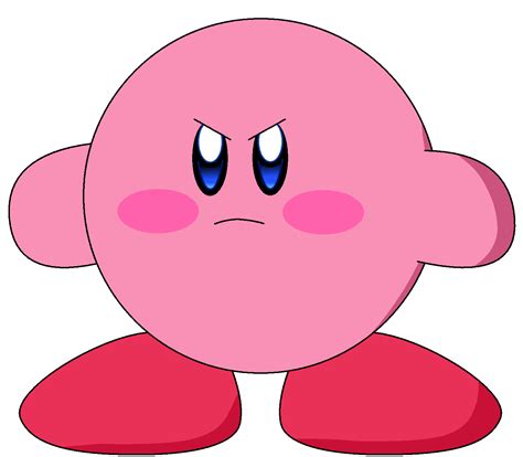 angry Kirby by redballbomb on DeviantArt