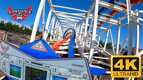 Arieforce One Pov Massive New Roller Coaster At Fun Spot America