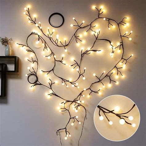 M Led Light Branch Bendable Rattan String Lamp Fairy Christmas