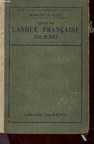 Cours De Langue Francaise Analyse Vocabulaire Grammaire Et