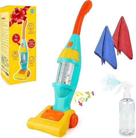 EXERCISE N PLAY Children's Vacuum Cleaner Toy Set, Realistic Sounds ...