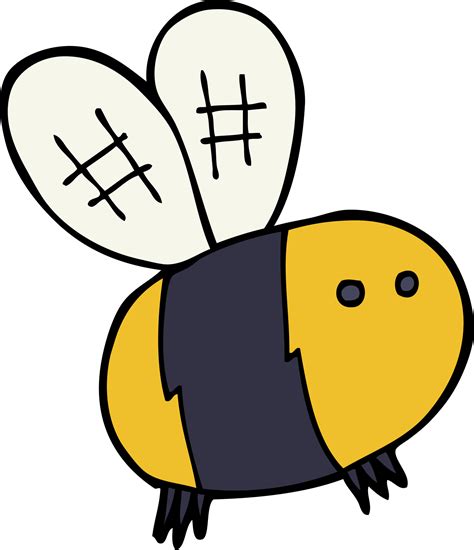 bee drawing simple 4