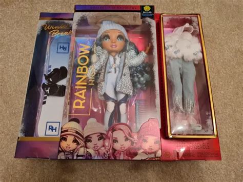 RAINBOW HIGH 574798EUC Winter Break Skyler Bradshaw Blue Fashion Doll