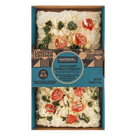 Marketside Artichoke Spinach Tomato Flatbread Pizza 11oz Walmart