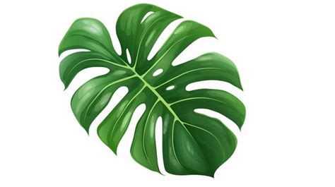 A Usina De Monstera Isolada Em Um Fundo Transparente Foto Premium