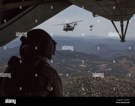 U S Marines Corps CH 53E Super Stallions From Marine Heavy Helicopter