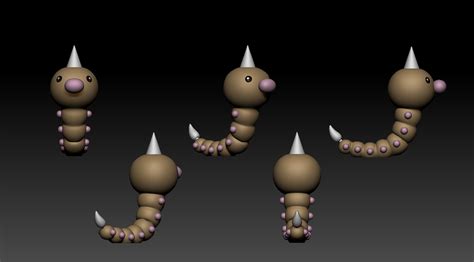 STL file Weedle Evolution Pack(weedle, kakuna, beedrill)・3D printer model to download・Cults