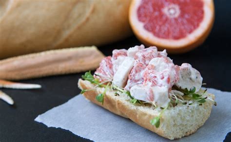 Sandwich Neptunia Recette De Sandwich Au Crabe Et Pamplemousse