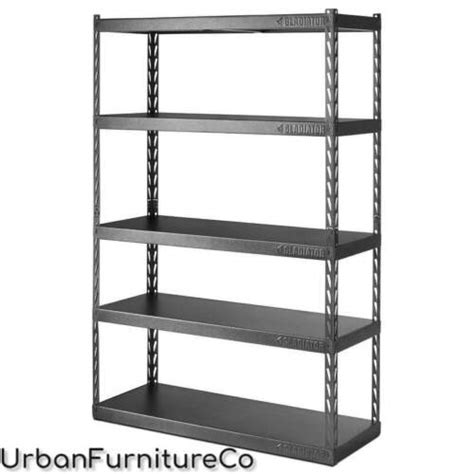 Heavy Duty 72 Metal Wire Rack Shelving Storage Garage 5 Shelf Tool Home Office Ebay