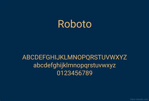 Roboto Font Free Download [ttf - otf] | Wisabo Fonts